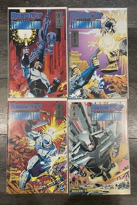 RoboCop Versus The Terminator #1-4 Complete Set Dark Horse 1992 NM Frank Miller
