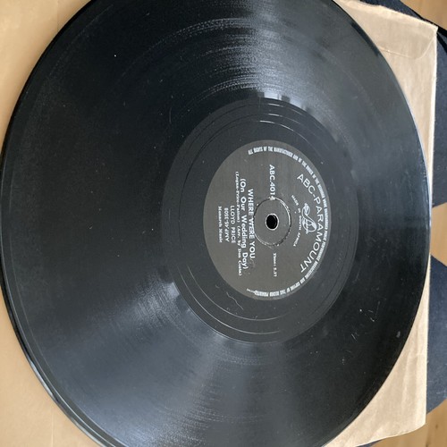 LLOYD PRICE Is It Really Love/Where Were You (On Our Wedding) ABC 4014 78rpm VG+ - Picture 10 of 17
