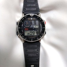 JDM 80's CITIZEN WIND JACK D060-086783 RARE Digital Chronograph