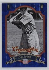 2012 Panini Cooperstown Blue Crystal Collection 321/499 Joe Cronin #68 HOF qf6