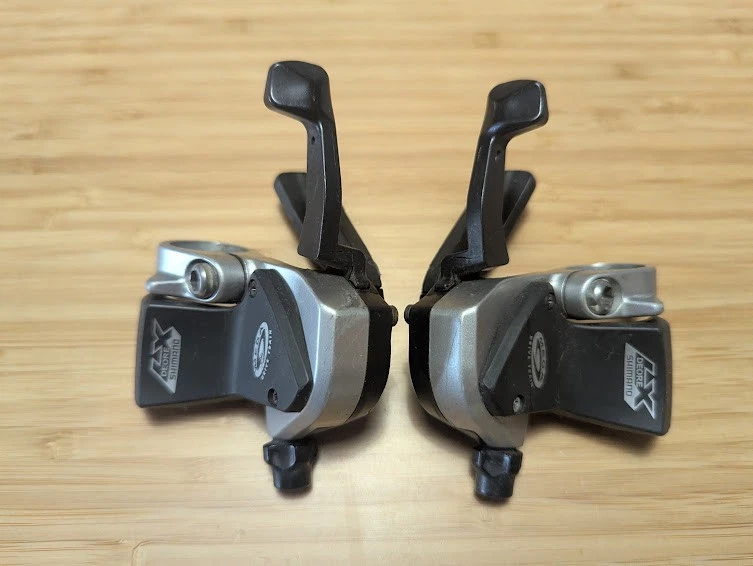 Deore LX SL-M570 3x9 shifters. Vintage MTB Made in Japan - Изображение 2 из 4