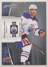 2022-23 Upper Deck Engrained Dylan Holloway # 176 Rookie /49 Edmonton Ebony