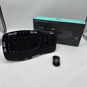 Logitech MK550 Comfort Wave (920-002555) Wireless Keyboard & Mouse No Dongle