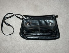 Fossil Crossbody Bag Womens Leather Organizer Purse Adjustable Strap Multiple Po