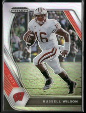 2021 Panini Prizm Draft Picks Collegiate #8 Russell Wilson Silver