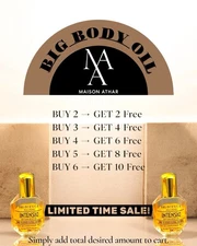 Big Body Oil | Designer/Niche Fragrances | 15ml Roll On