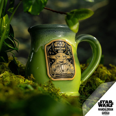 Star Wars Bones Coffee The Mandalorian and Grogu Ceramic Mug NEW