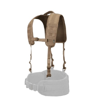Kiborg RPS Shoulder Straps Cordura 1000D Coyote MOLLE Harness Evac Handle