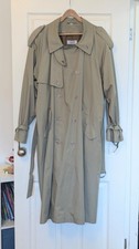 Vintage YSL Yves Saint Laurent Trenchcoat 44/54 Khaki + Original Futter!!