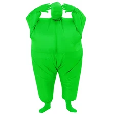 RHYTHMARTS Green Inflatable Costume Full Body Suit Halloween Christmas Costum...