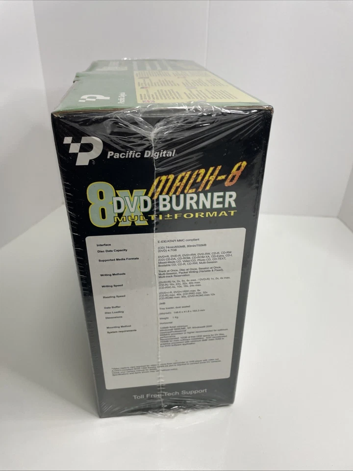 NEW Pacific Digital Mach-8 Multiformat 8X DVD Burner Writer - Image 3 of 4