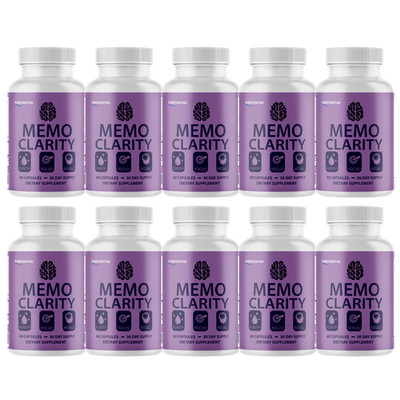 Memo Clarity Cognitive Formula & Brain Health Support Supplement - 10 Bottles