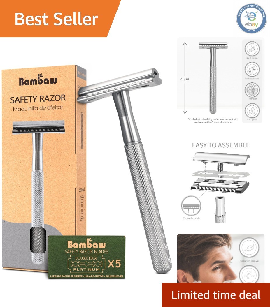 - Durable Metal & Eco-friendly Silver Shaving Solution