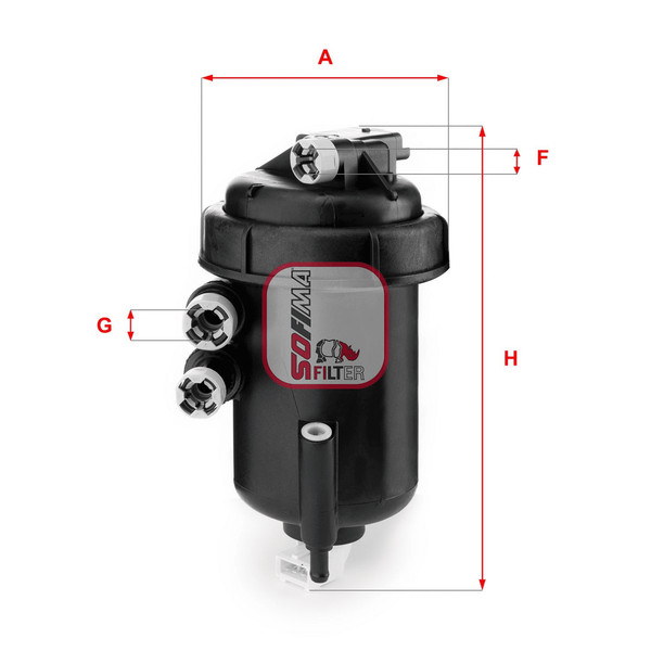 Kraftstofffilter FüR CitroËN Fiat Peugeot Jumper I Pritsche/Fahrgestell Kasten-image