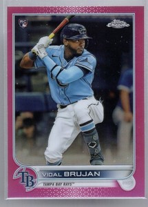 * 2022 Topps Chrome - Pink Refractor #134 - VIDAL BRUJAN