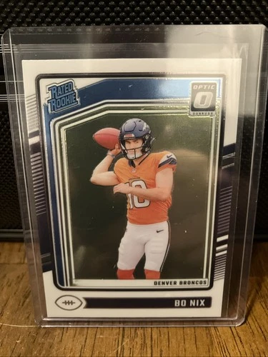 2024 Panini Donruss Optic - Rated Rookie Bo Nix #209 Holo Prizm (RC)