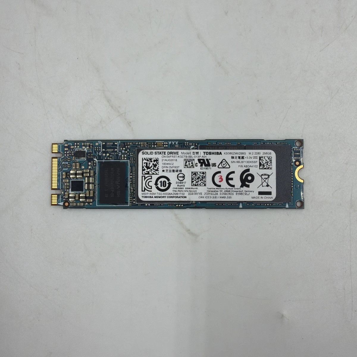 Toshiba M.2 Interface 256 GB Solid State Drives for sale | eBay