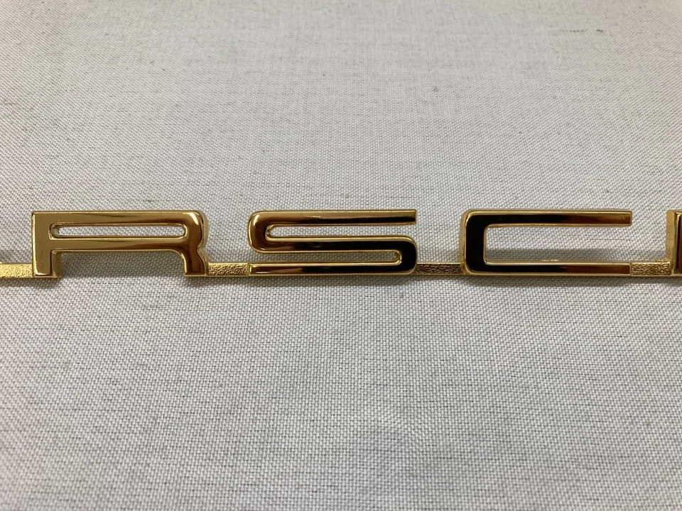 Repro Porsche 65-66 911 912 dorado emblema tapa motor PORSCHE 901.559.301.20 Foto 3 de 4