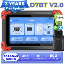 XTOOL D7BT OBD2 Scanner Full System Diagnostic Tool 36 Function Active Test WIFI