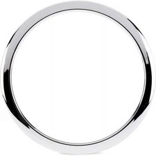 Bass Drum O's Port Hole Ring - 6-inch - Chrome (2-pack) Bundle