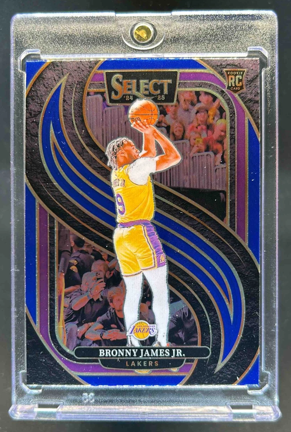 2024-25 Select Bronny James Jr. Premier RC Blue Prizm Rookie #179 Lakers