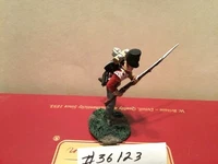 W. Britain, Napoleonic Wars, British 44th Foot Crouching Running, #36123
