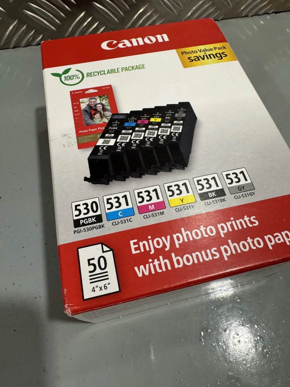 Genuine Canon Ink Multipack 530 531 Full Set Black Colour Brand New In Box 2