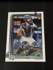 2025 Topps Series 2 - #404 Logan Driscoll RC - Tampa Bay Rays