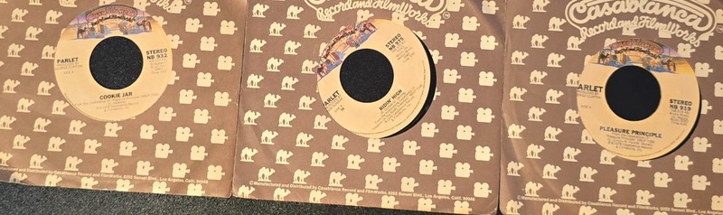 Parlet Lot of 3 Soul Funk 45s on Casablanca George Clinton