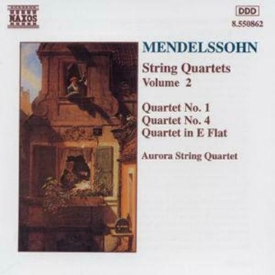 MENDELSSOHN String Quartets Nos. 1 and 4  Quartet in E Flat Major CD - New