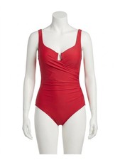 NWT / Miraclesuit MUST HAVES ESCAPE One Piece UNDERWIRE Swimsuit SIZE: 14