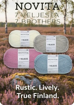 Novita 7 Veljestä uni Sockenwolle
