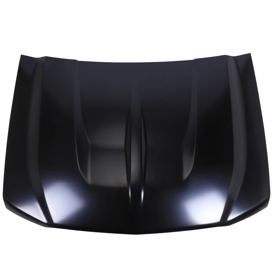 Fit For 2016 2017 2018 Chevrolet Silverado 1500 Front Hood Panel Aluminium Black - Image 3 of 4