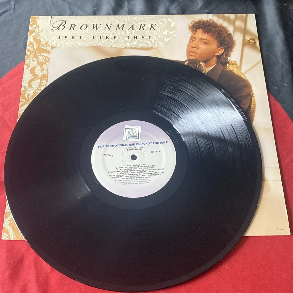 Brownmark - Just Like That (1988, Vinyl LP) “I Used To Be In Love” “Contagious” - Image 4 of 4