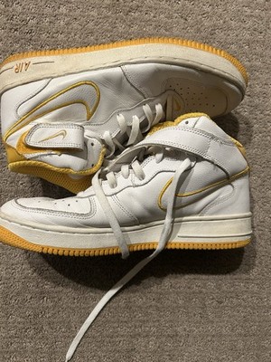 Vintage Nike Air Force 1 Varsity Maize Size 10.5 2003 Y2K Nelly Yellow