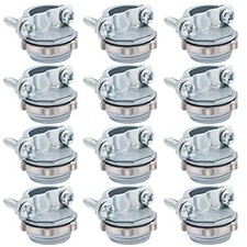 12pcs 1/2Inch Clamp Type Cable Connectors for Metallic Conduit 1/2 Inch - 12pcs