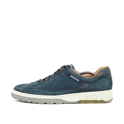 Mephisto Herren Air Bag System Schnürschuhe Blau Leder durch Sneaker EU 46.5