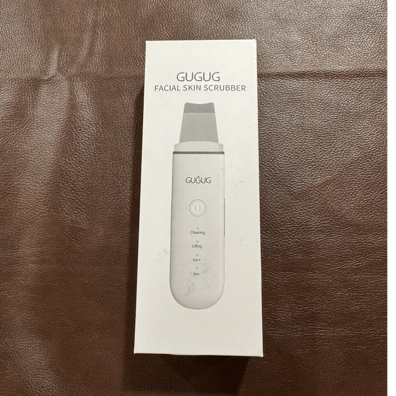GUGUG BS-333 Facial Skin Scrubber, 4 Speeds, USB Rechargeable, Pink