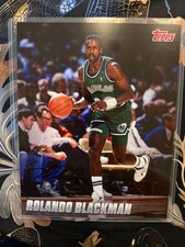 Rolando Blackman Signed Auto 8x10 Topps Photo Dallas Mavericks Legend NBA