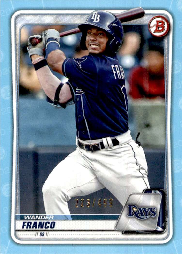Wander Franco 2020 Bowman Prospect Sky Blue #BP-1 223/499