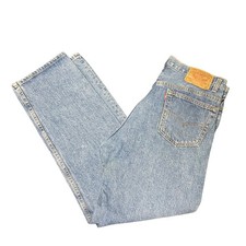 Vintage Levi  s 501 Jeans   Light Wash   Zipper Fly   Size 36x30