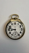 Elgin B.W. Raymond Pocket Watch 21J 16s Railroad Grade 1940s Working 