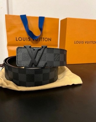 Louis Vuitton Initiales Gürtel Herren Damier Graphite Design