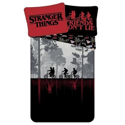 Stranger Things Upside Down EinzelbettBettwäscheset und KissenbezugSet   euro...
