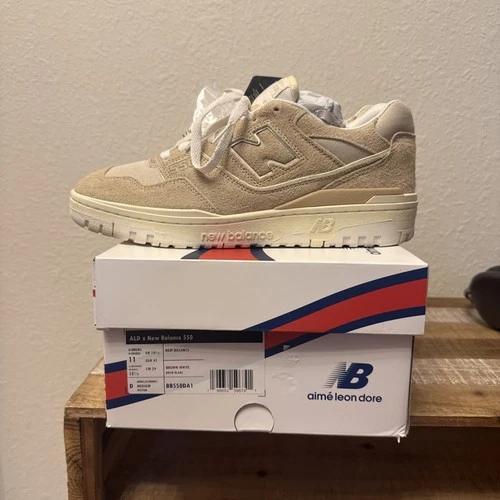 Size 11-- New Balance Aimé Leon Dore x 550 Taupe Suede BB550DA1