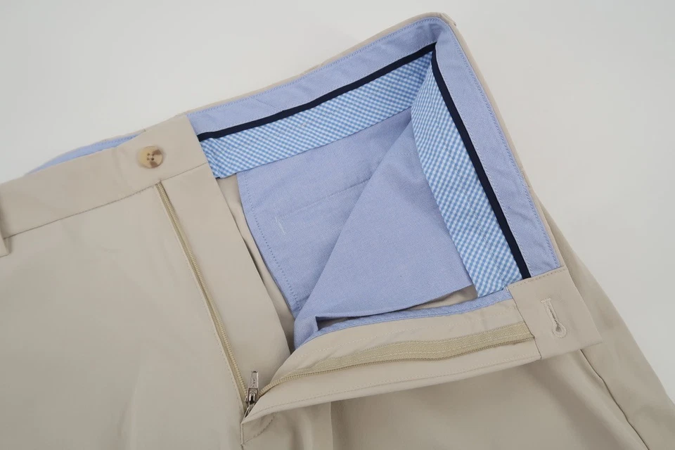 Pantalones Cortos Peter Millar Para Hombre 36 Coronas Artesanales Stealth Performance Chino Beige Caqui Foto 4 de 4