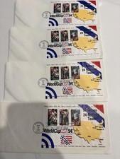 125 FDC 1940 WORLD CUP SOCCER ELVIS BLOCKS USPS STAMPS APOLLO SPACE EXPLORATION