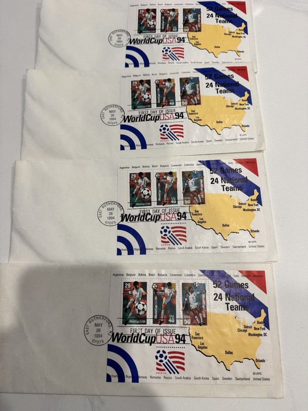 125 FDC 1940 WORLD CUP SOCCER ELVIS BLOCKS USPS STAMPS APOLLO SPACE EXPLORATION