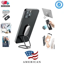 Versatile Portable Phone Ring Grip & Stand with Magnetic Mount Compatibility