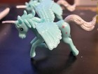 Lot(066)- Miniature Plastic Toy Animal 🦄  Pegasis Purple Yellow Blue 2.5" 9pcs — photo 2